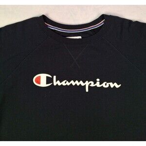 Champion Authentic Athleticwear Crew Neck Sweater Men's X-Large Black